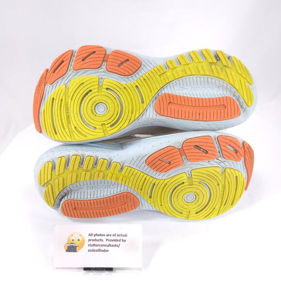 Brooks Glycerin 21 Athletic Running Shoe Womens Size 9.5 1204091B195 Tan - Picture 9 of 9